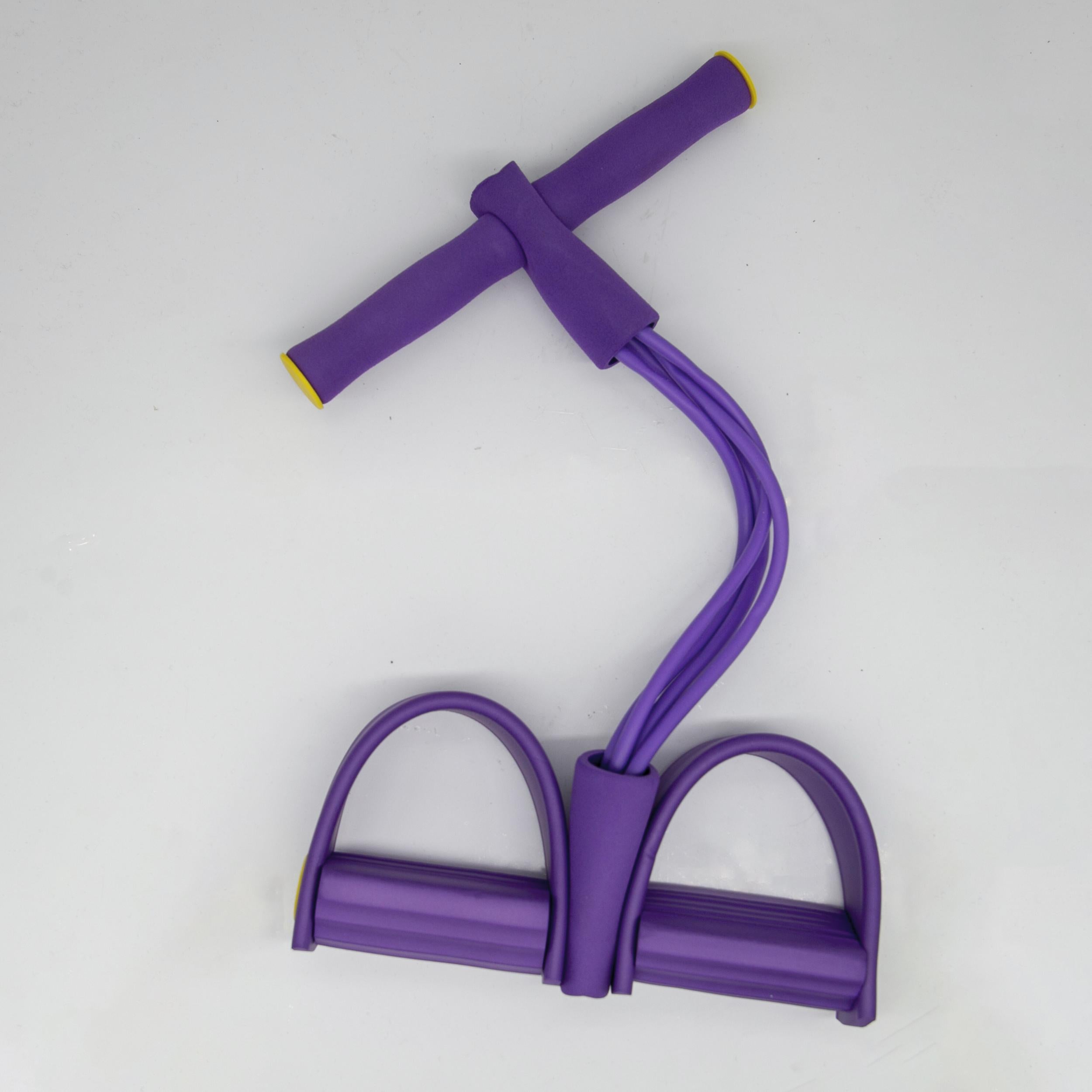 Resistance Band with Pedal and Handle for Full Body Workout