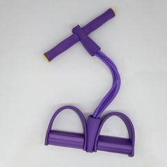 Resistance Band with Pedal and Handle for Full Body Workout