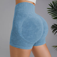 Women's High Waist Running & Yoga Shorts