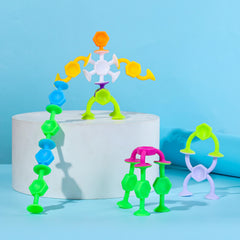 48pcs Suction Cup Building Blocks Educational Toys