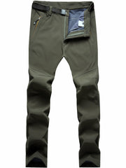 Unisex Thermal Ski Pants with Stretch & Windproof Fleece