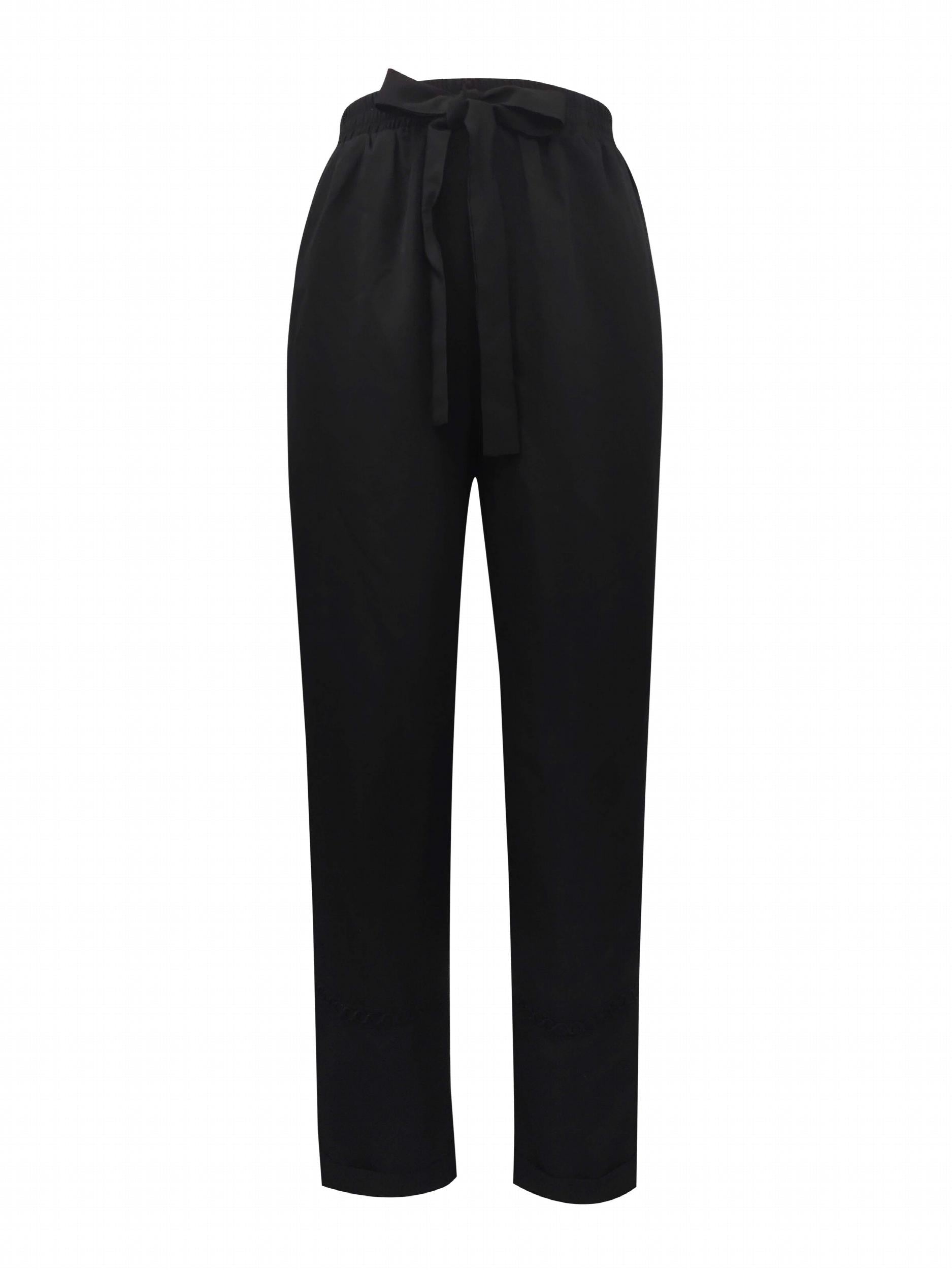 Casual Two piece Set Crew Neck Long Sleeve Tops & Wide Leg Pants