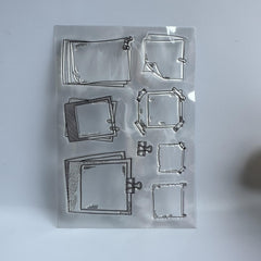 Handwritten Background Clear Stamp for Card Making