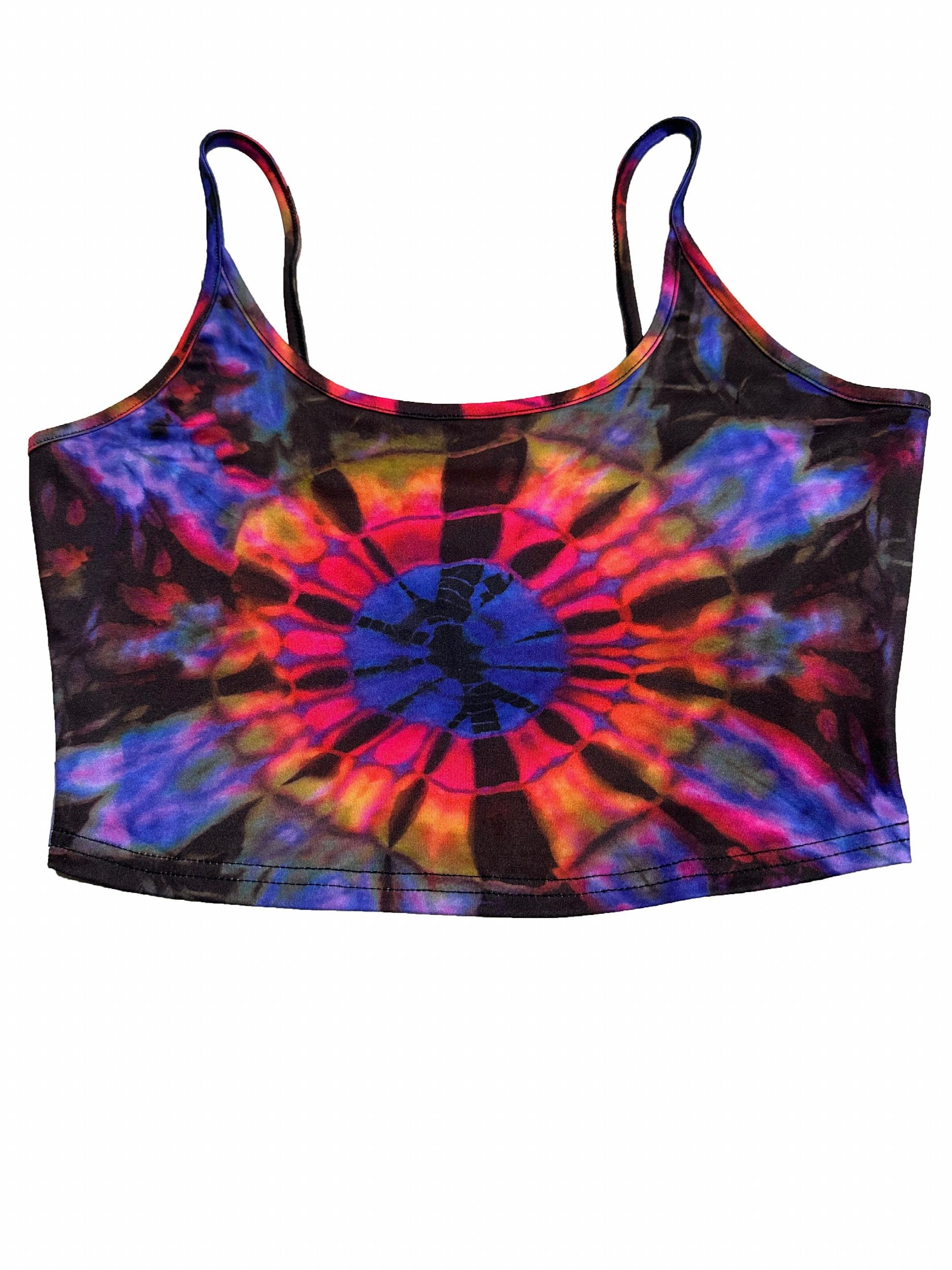 Y2K Graphic Print Crop Cami Top