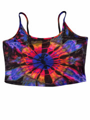 Y2K Graphic Print Crop Cami Top
