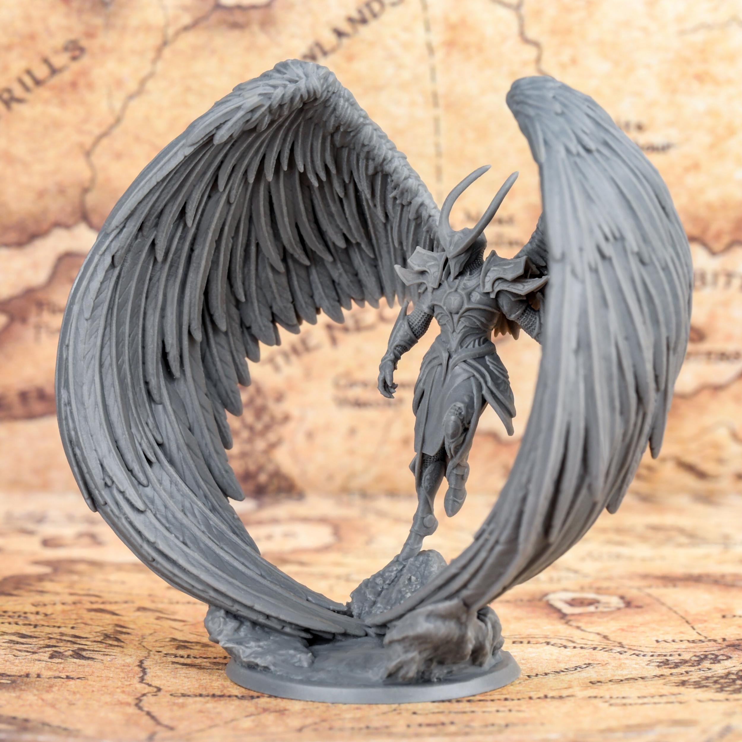 Angel Fighter Human Miniatures for Tabletop Games