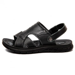 Men's Open Toe Hook Loop Sandals Non Slip Beach Shoes Summer