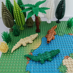 Crocodile Building Block Set - Animal Park Accessory