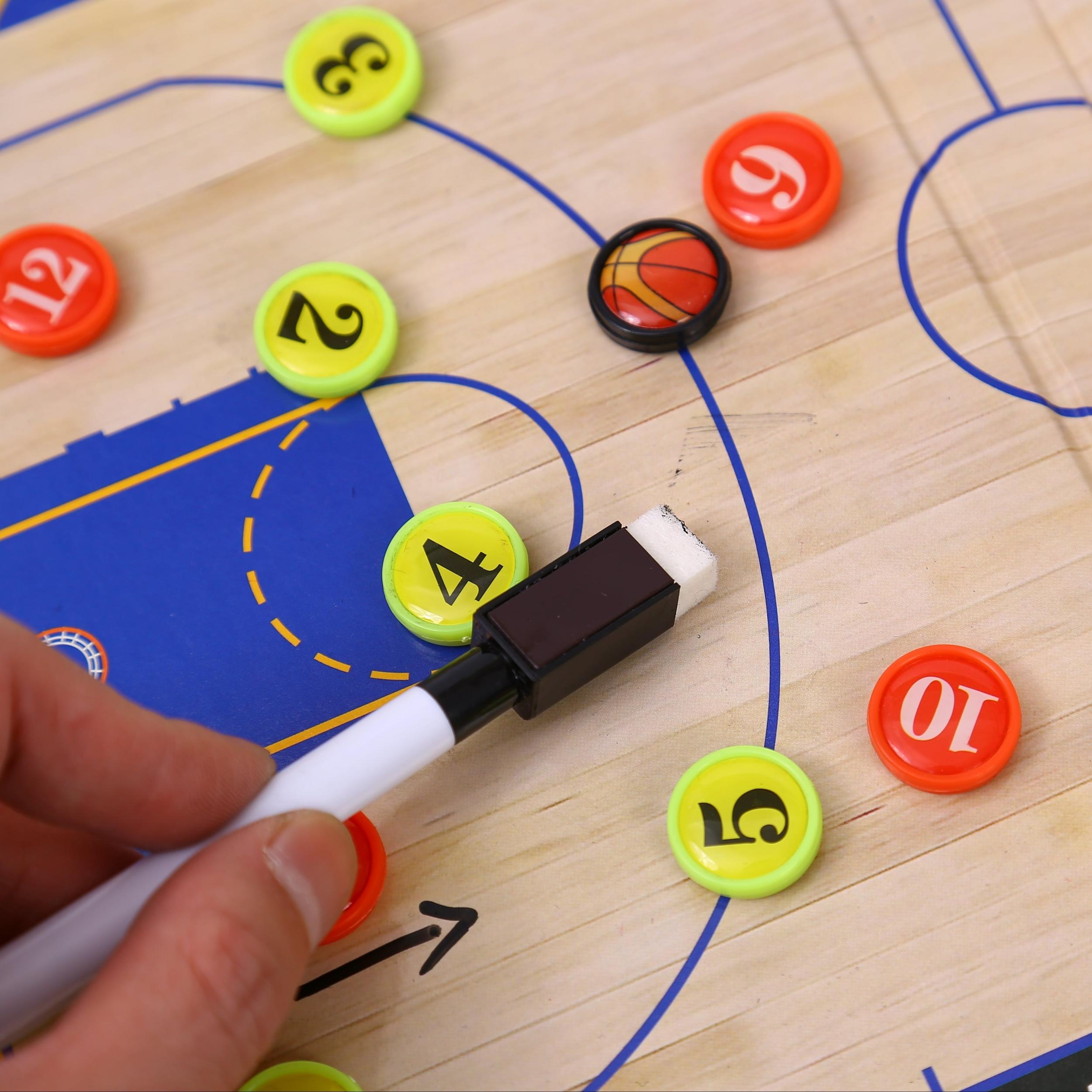 Football Soccer Tactical Board Coaching Teaching Magnetic Basketball Soccer