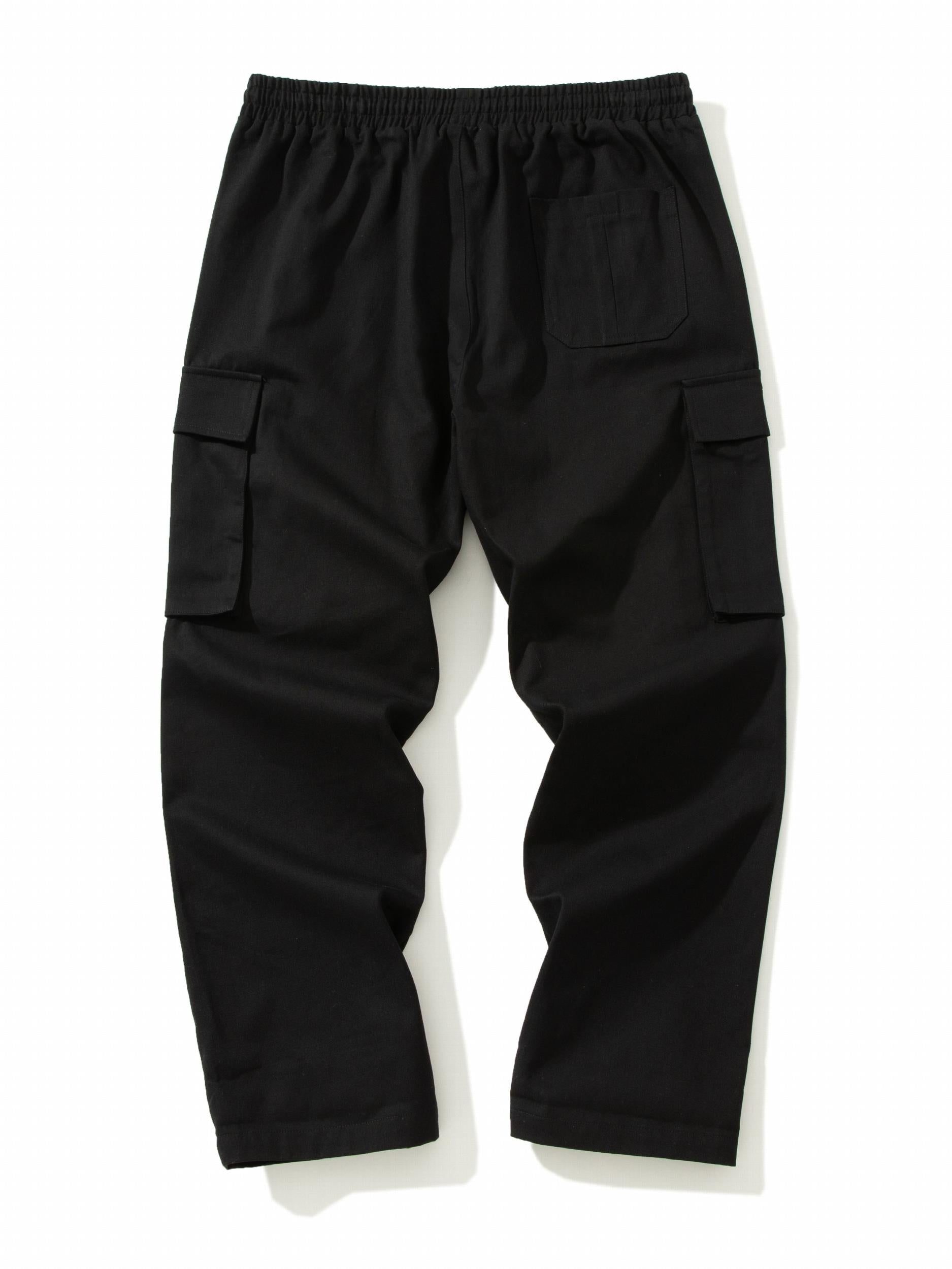 Men's Drawstring Cargo Pants for Spring/Fall