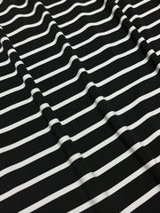 Pin Stripe Print Tube Top