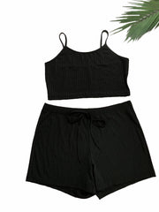 Ribbed Cami Top & Shorts Set