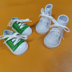 18 inch Doll Canvas Shoes Set of 2 Pairs