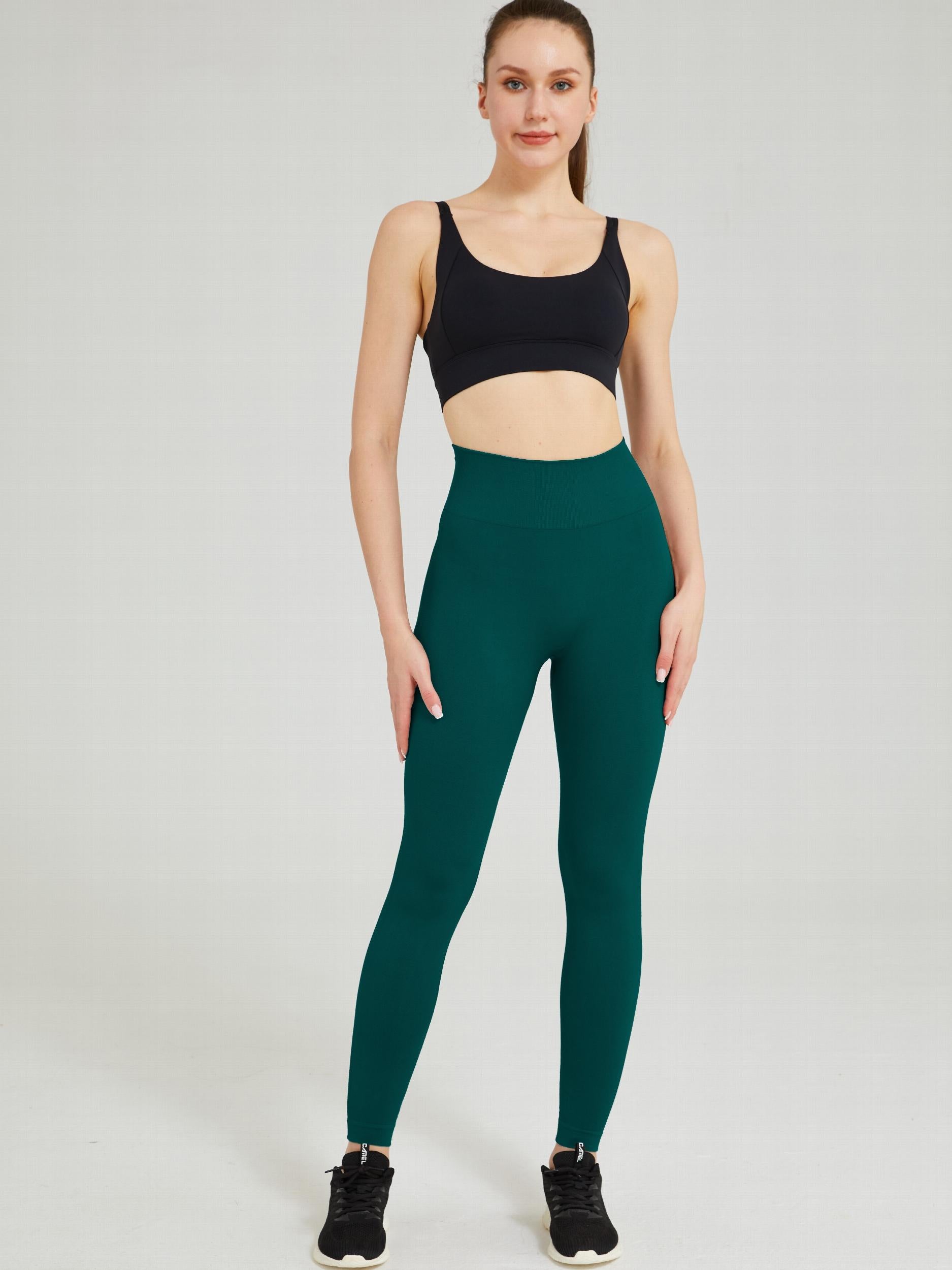 High Stretch Yoga Pants for Women - Seamless Fitness Leggings