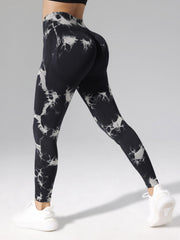 Seamless Tummy Control Workout Leggings High Stretch Yoga Gym Pants