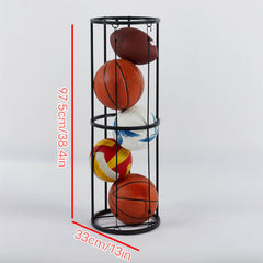 Ball Storage Basket Football Volleyball Home Storage Rack Toy Organizer Rack