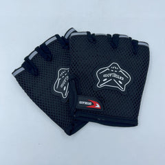 Men's Cycling Half Finger Mesh Gloves Outdoor Bike Gloves