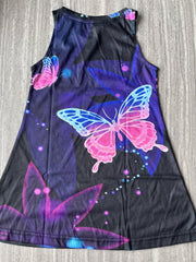 Gradient Butterfly Dress for Girls - Perfect for Summer Parties