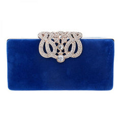 Crown Rhinestones Evening Bag Diamonds Clutch Wallet Shoulder Chain Bag