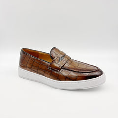 Men's Rock Pattern Slip On Loafers