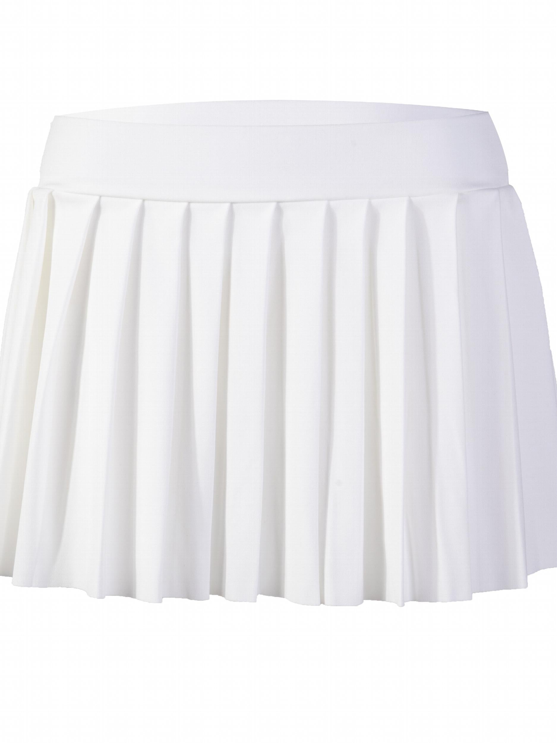 Elastic Waist Pleated Skirts for Tennis Golf Sports Short Skirts