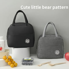 Reusable Aluminum Foil Cooler Tote Bag for Office Work School Picnic Beach