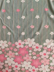 Girls Summer Princess Dress Stripe Flower Print Sleeveless Casual Outdoor Fun