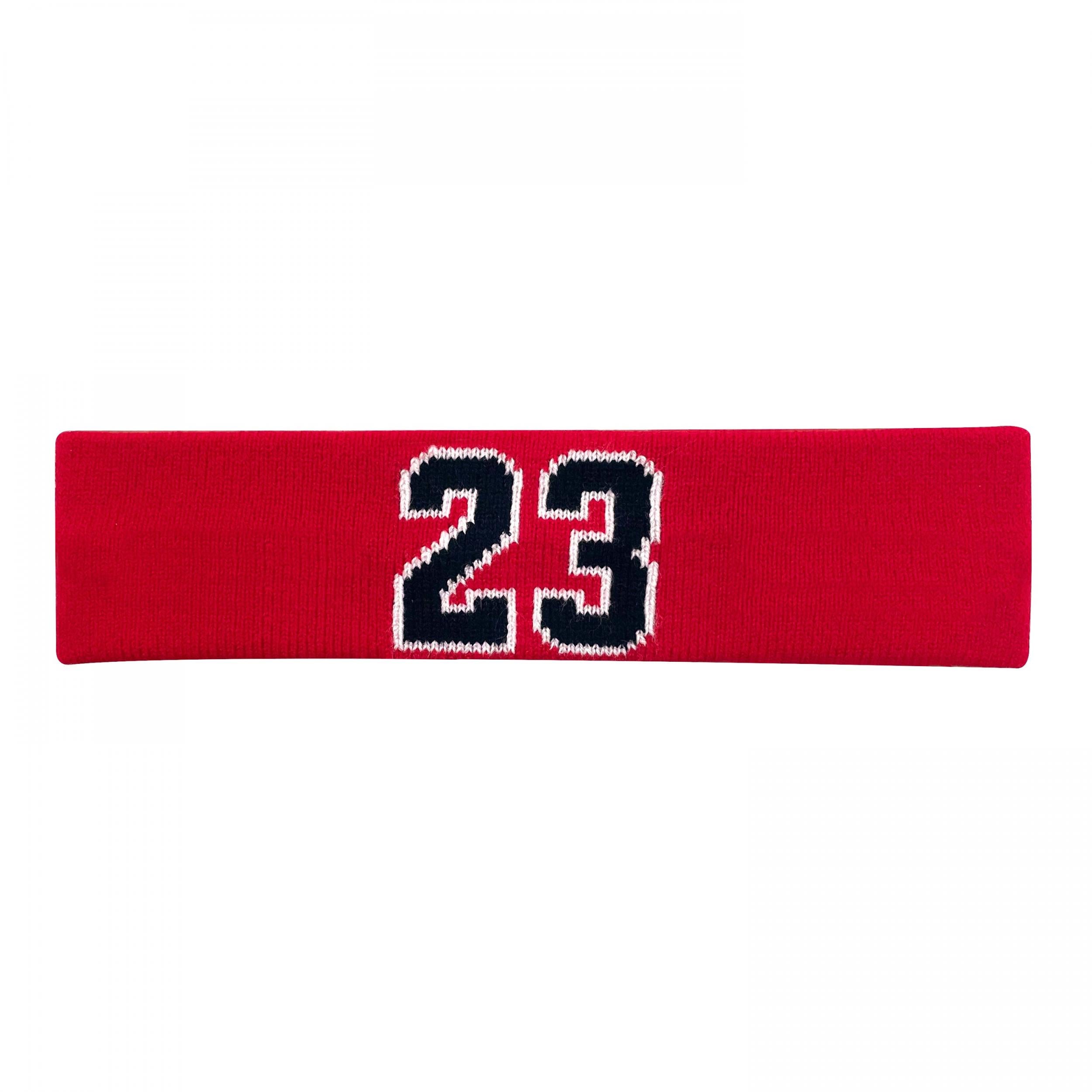 Unisex Number 23 City Names Knit Sports Headband - Pack of 1