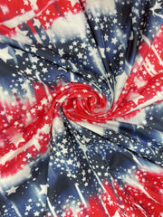 Tie Dye Star Print Cami Romper With Pockets