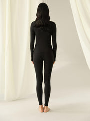 Women's Thermal Underwear Set Long Sleeve Crew Neck Tops & Pants