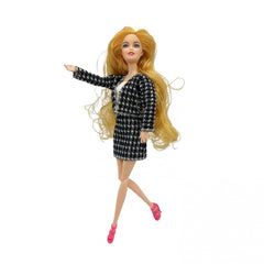 11.5 Bendable Doll Set with Professional Outfit