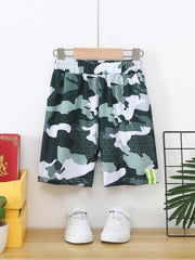 Boys Camo Shorts Comfortable Breathable for Summer