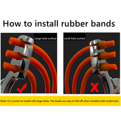 2pcs 3050 Style Tubular Bands Replacement Rubber Bands