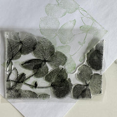 Leaf Background Clear Stamp for Scrapbooking