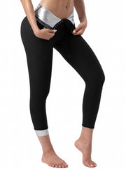 Sauna Sweat Shapewear High Waisted Leggings Pants Thigh Workout Suit