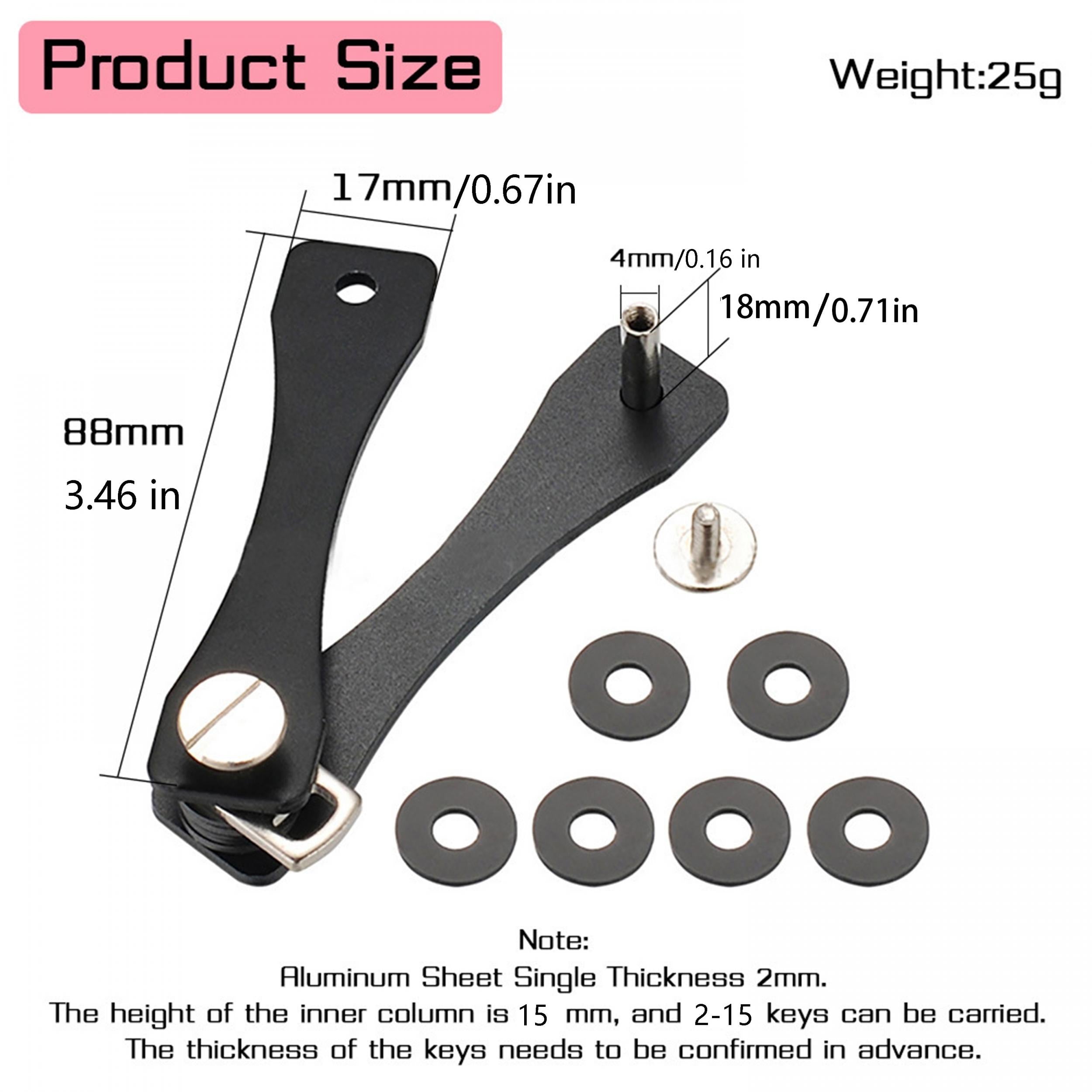 Compact Smartly Keyholder Aluminum Alloy KeyHolder Key Organize Clip