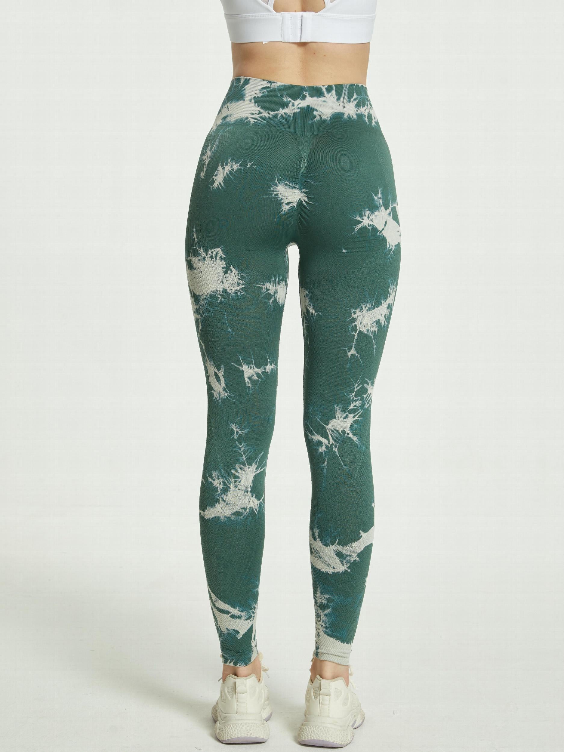 Tie Dye High Waist Sports Leggings Yoga Running Pants