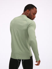 Autumn Fitness Clothes Long Sleeve Quick Drying Breathable Outdoor Running Compr