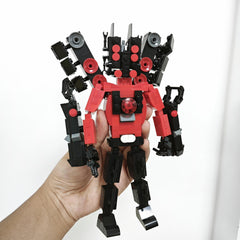 Toilet Man Monitor TV Man Assembled Building Block Toy Gift