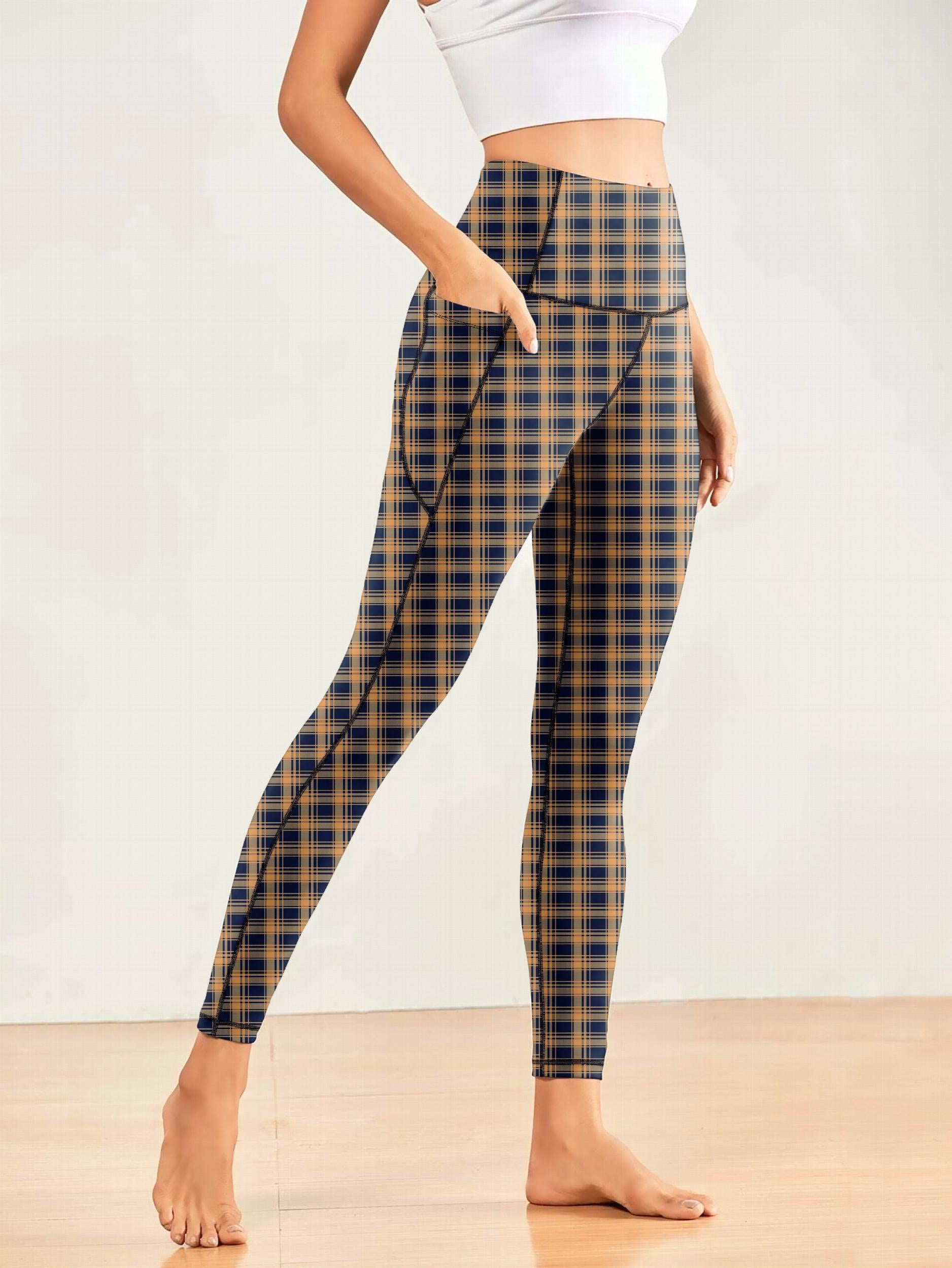 High Waist Yoga Pants Slim Fit With Pocket