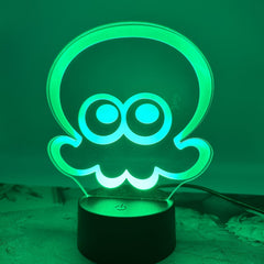Octopus Home Decor Lamp Cartoon Bedroom Decoration