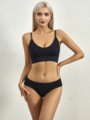 Seamless Push Up Bra & Panties Set Women's Lingerie