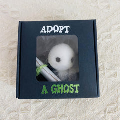 Wool Needle Felting Kit Ghost for DIY Art Craft Pendant Halloween Deco