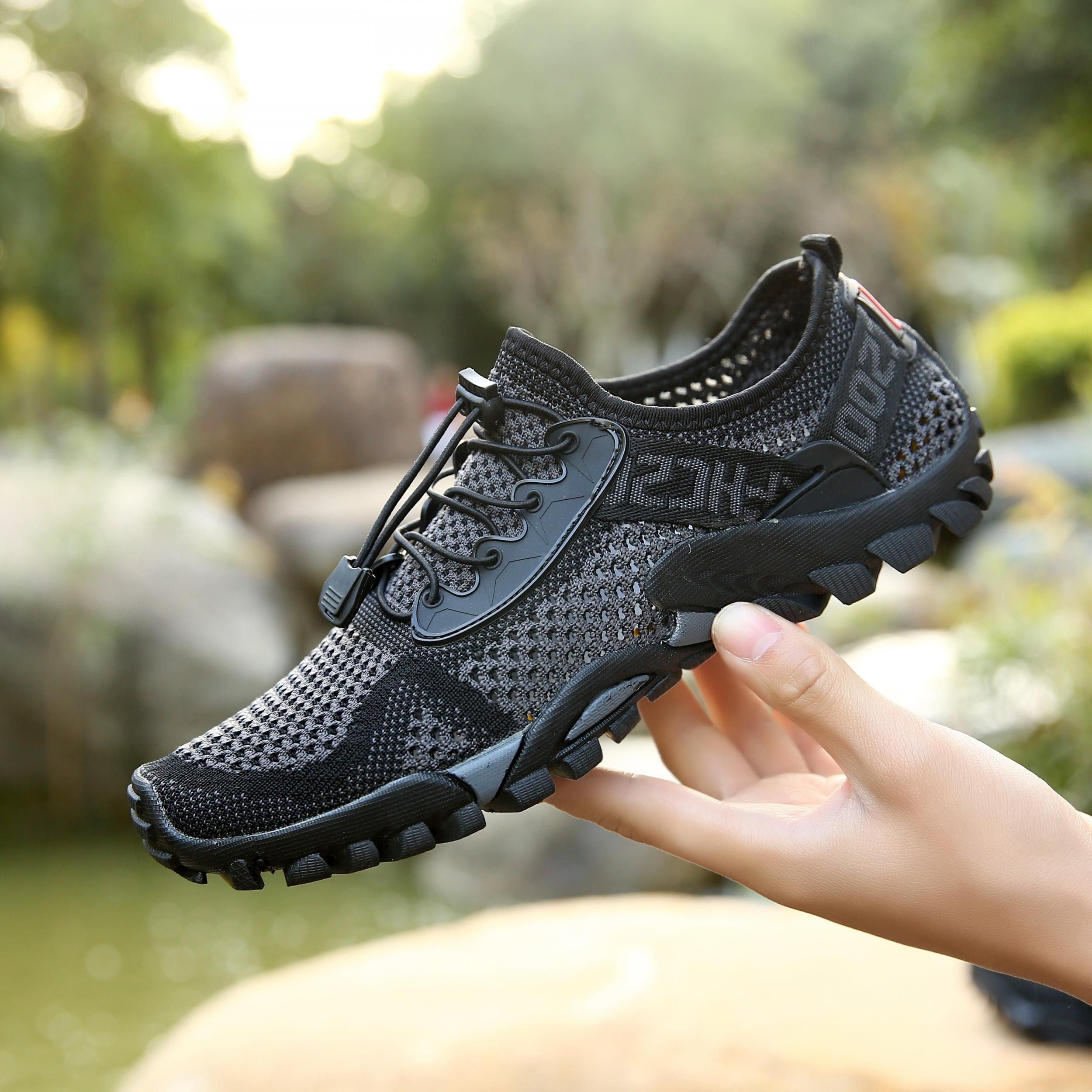 Men's Wading Shoes Wear resistant Non slip Quick drying Drainage Hiking Shoes
