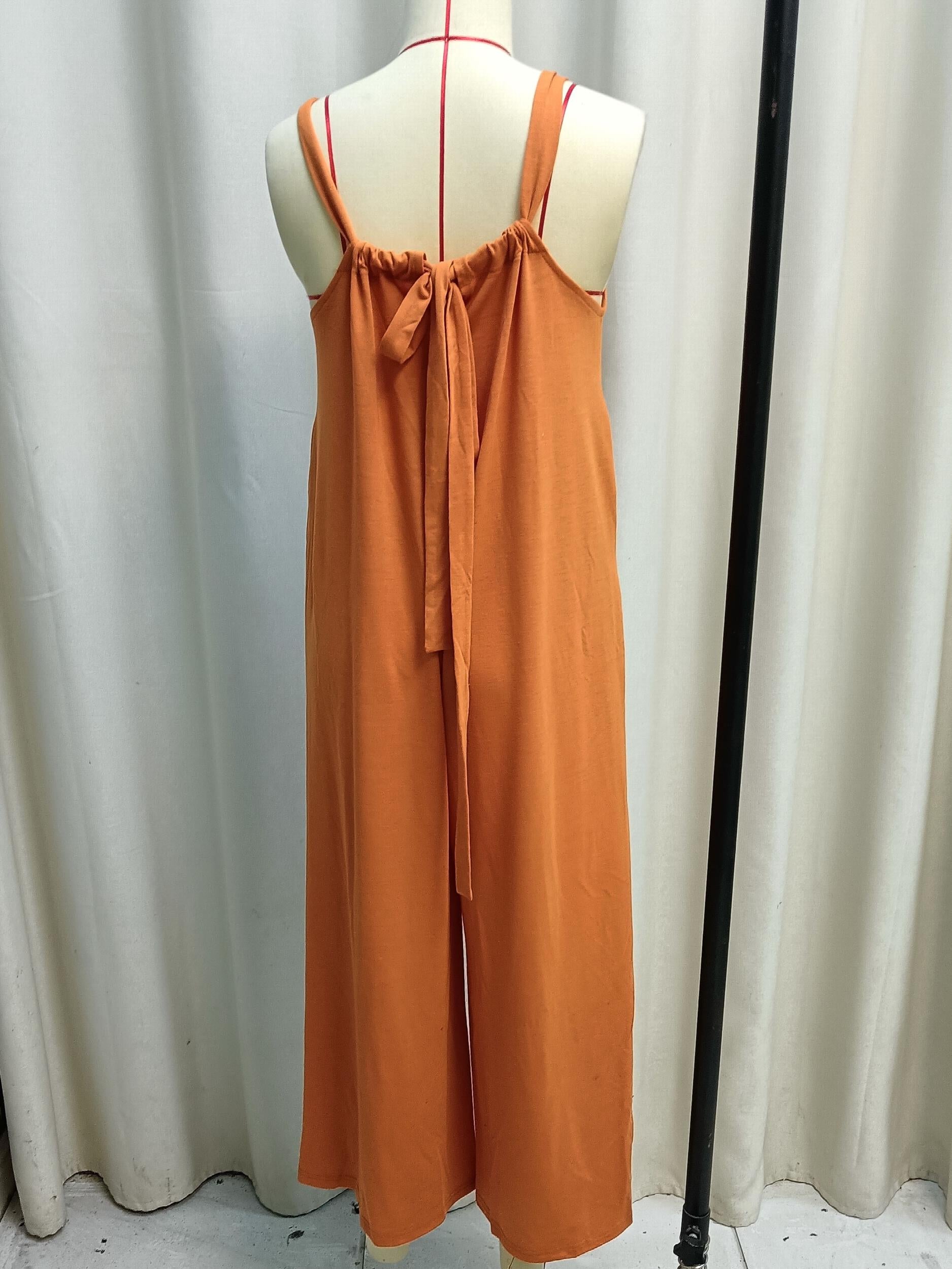 Casual Sleeveless Wide Leg Jumpsuit for Spring & Summer