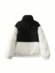 Warm Stand Collar Puffer Jacket Women