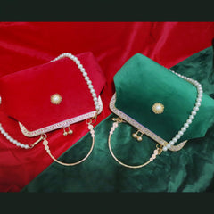Vintage Women's Handbags Crossbody Bag Bead Diamond Lay Bag Shell Lock Bags