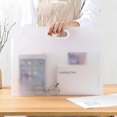 12pcs Waterproof 4K Portable Drawing Storage Bags with Snap Buttons