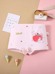 5 Pack Cartoon Fruit Printed Girls' Panties