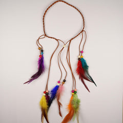 Boho Feather Headband Tassel Hair Hoops